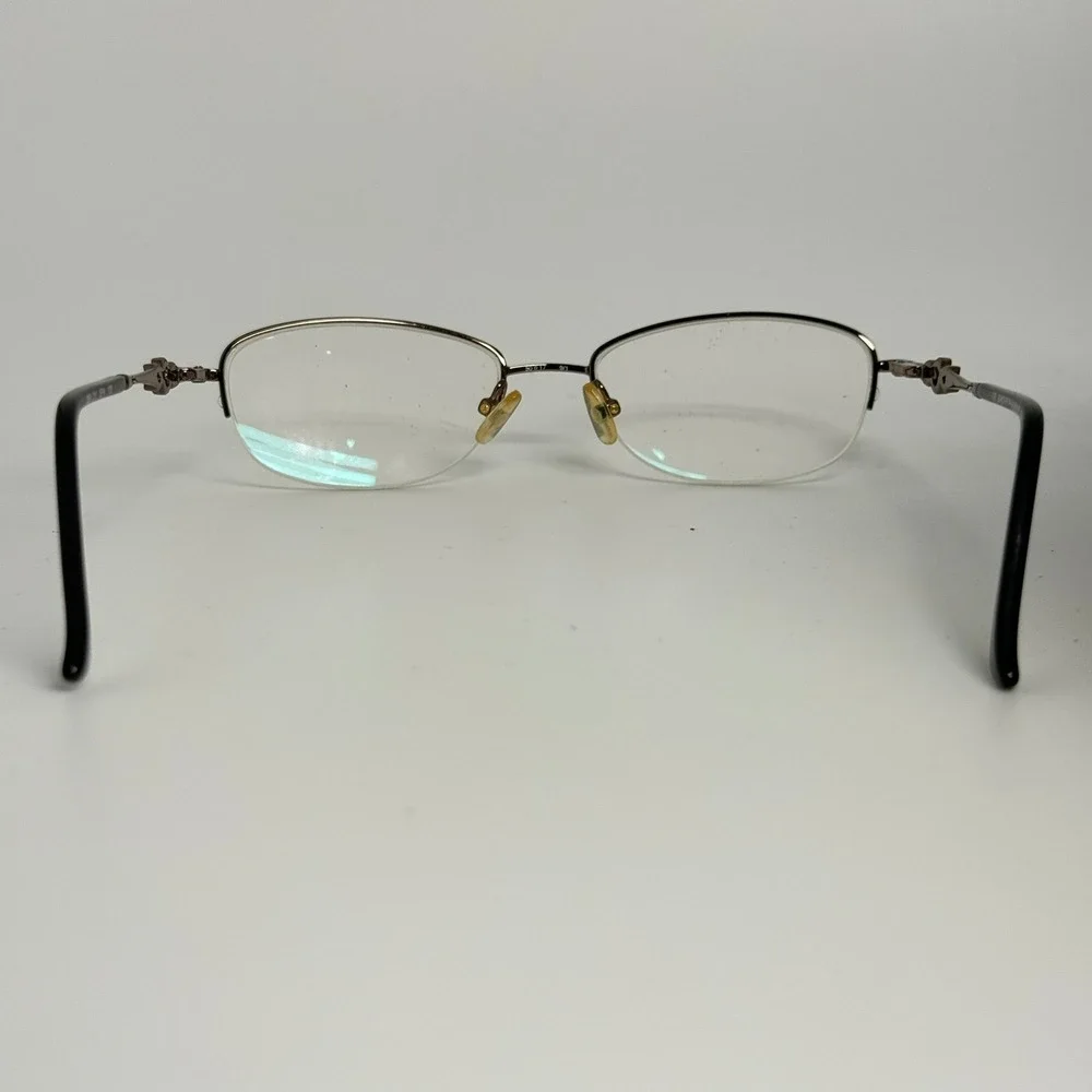 Saks Fifth Avenue S5A 211 EP4 Bronze Semi Rimless Eyeglasses Frames 50-17-130